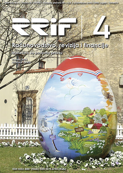 Pretplata na časopis Računovodstvo, revizija i financije broj 4/2024