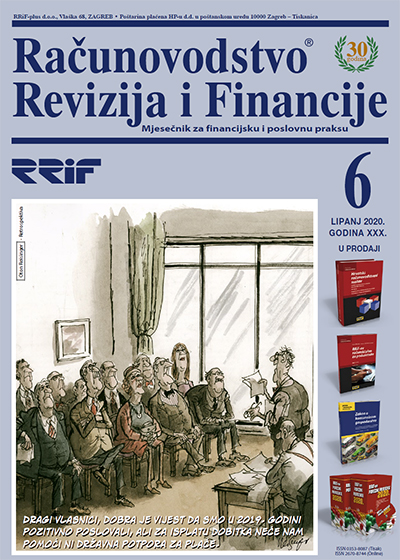 Pretplata na časopis Računovodstvo, revizija i financije broj 6/2020