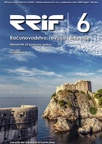 Pretplata na časopis Računovodstvo, revizija i financije broj 6/2021