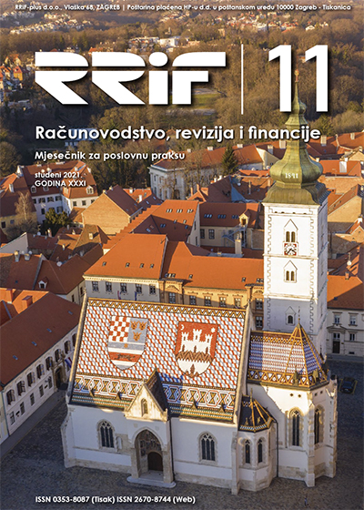 Pretplata na časopis Računovodstvo, revizija i financije broj 11/2021