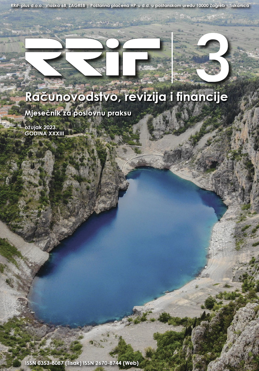 Pretplata na časopis Računovodstvo, revizija i financije broj 3/2023