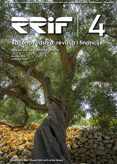 Pretplata na časopis Računovodstvo, revizija i financije broj 4/2025