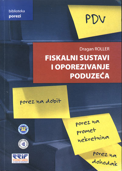 Naslovnica knjige: Fiskalni sustavi i oporezivanje poduzeća