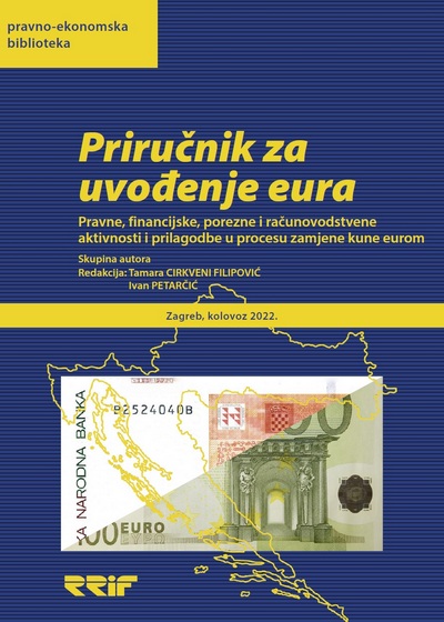 Naslovnica knjige: Priručnik za uvođenje eura