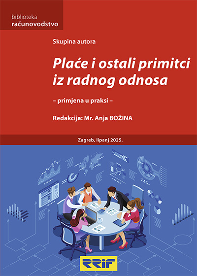 Naslovnica knjige: Plaće i ostali primitci iz radnog odnosa 