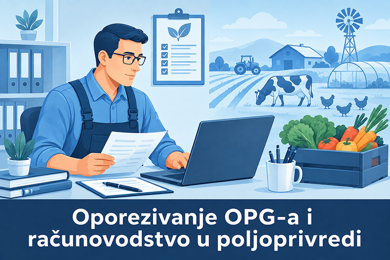 Oporezivanje OPG-a, eRačuni i računovodstvo poljoprivredne proizvodnje